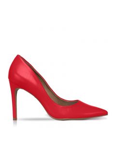 Carrano Diana Leather Stiletto Pump - Red