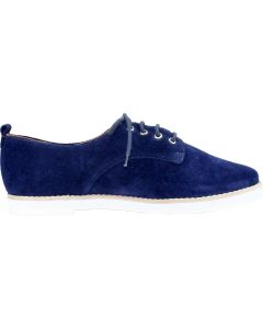 Bruno Menegatti Cathy Leather Suede Sneaker - Blue