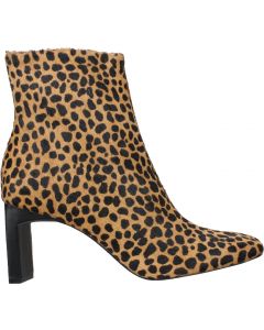 Carrano Abigail Fur/Leather Dress Boot - Cheetah/Black Heel