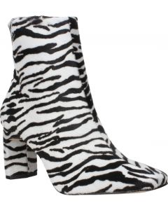 Carrano Abigail Fur/Leather Dress Boot - Zebra