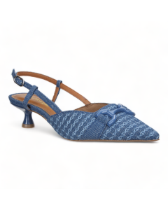 Bruno Menegatti Jadore Slingback Pump - Denim