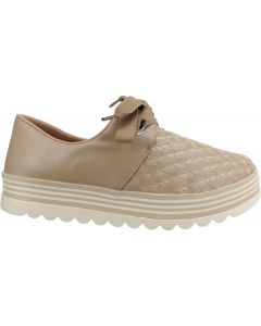 Love Rio Maple Lace up Sneakers - Taupe