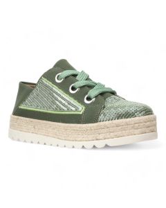Love Rio Maisie Sequins Sneakers - Green