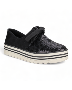 Love Rio Sienna Sequins Sneakers - Black