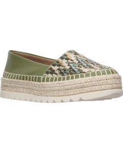 Love Rio Lily Espadrille Sequins- Green