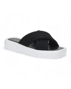 Carrano Platform Slide Sandal - Black