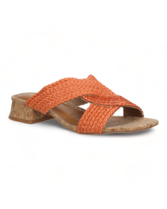 Bruno Menegatti Verina Sandals Straw/Cork - Coral