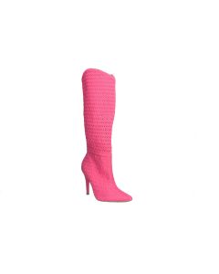 Bruno Menegatti Emily Tall Crochet Boot-Pink