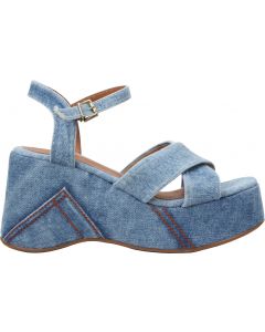 Love Rio Jeena Platform Sandal - Blue Denim