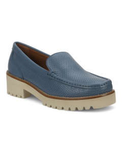 Bruno Menegatti Carrera Leather Loafer - Blue Fairy