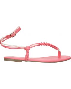 Offline Lace up Flat Sandal - Pink