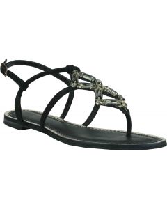 Bruno Menegatti Resort Leather Sandal - Black