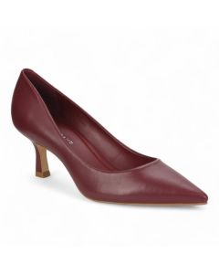 Carrano Leather Pump - Syrah