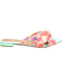 Offline Ara Slide Flat Sandal - Tie Dye/Mint